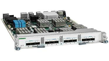 Cisco N7K-F312FQ-25 12x 40GbE QSFP+ line card with blue silver module