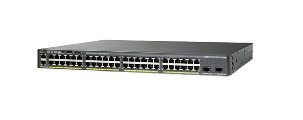 Cisco WS-C2960XR-48FPD-I 48-port PoE+ switch with 10G uplinks