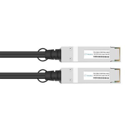 Fortinet Compatible QSFP to QSFP 100GBASE-CR4 Copper Cable Connector