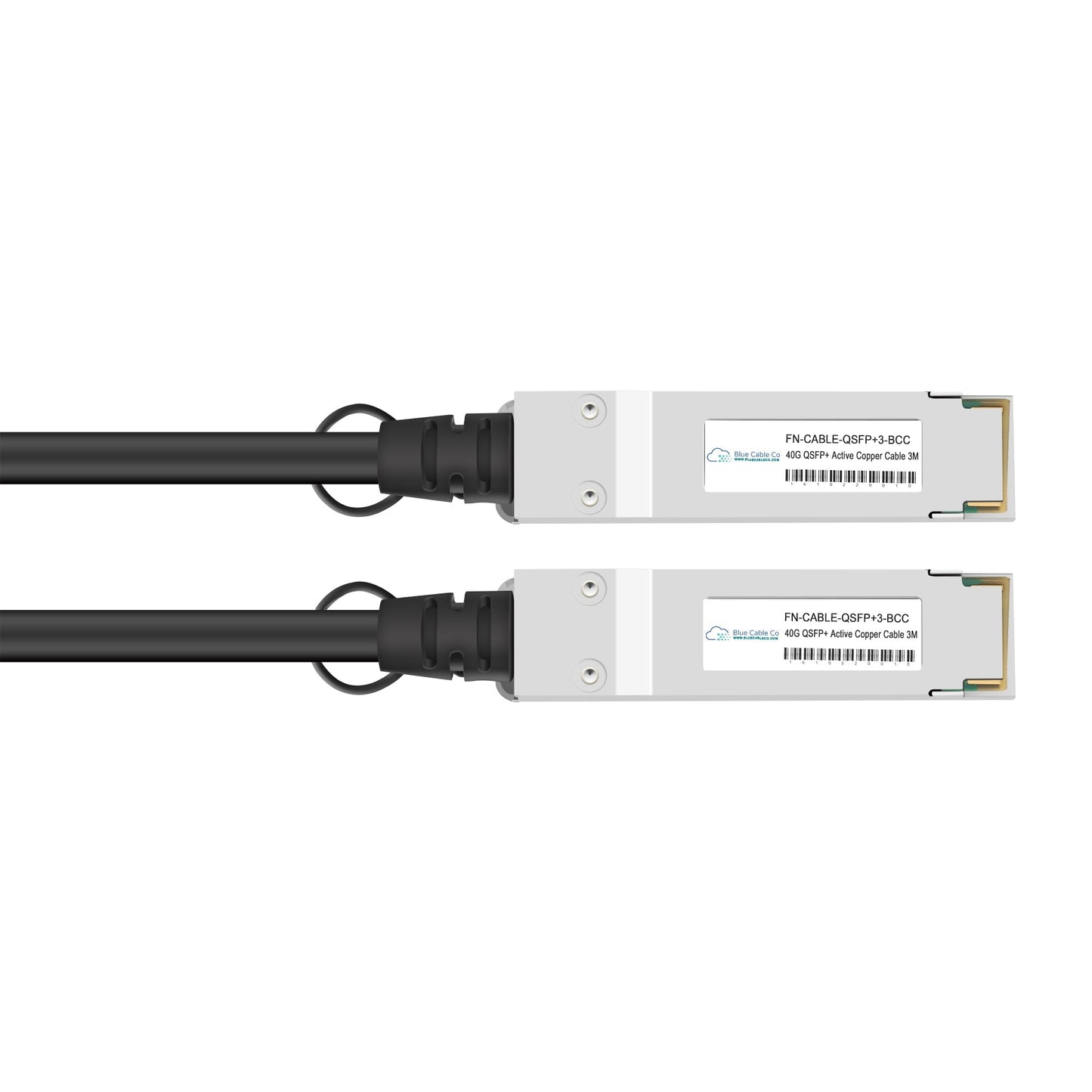 Fortinet Compatible 40G QSFP to QSFP Black Copper DAC Cable