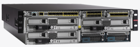 Cisco FPR-CH-9300-AC | modular NGFW chassis; 3 security module bays; power: 2x AC PSU (1+1); cooling: 4x hot-swap fans; FXOS management; rack-mount