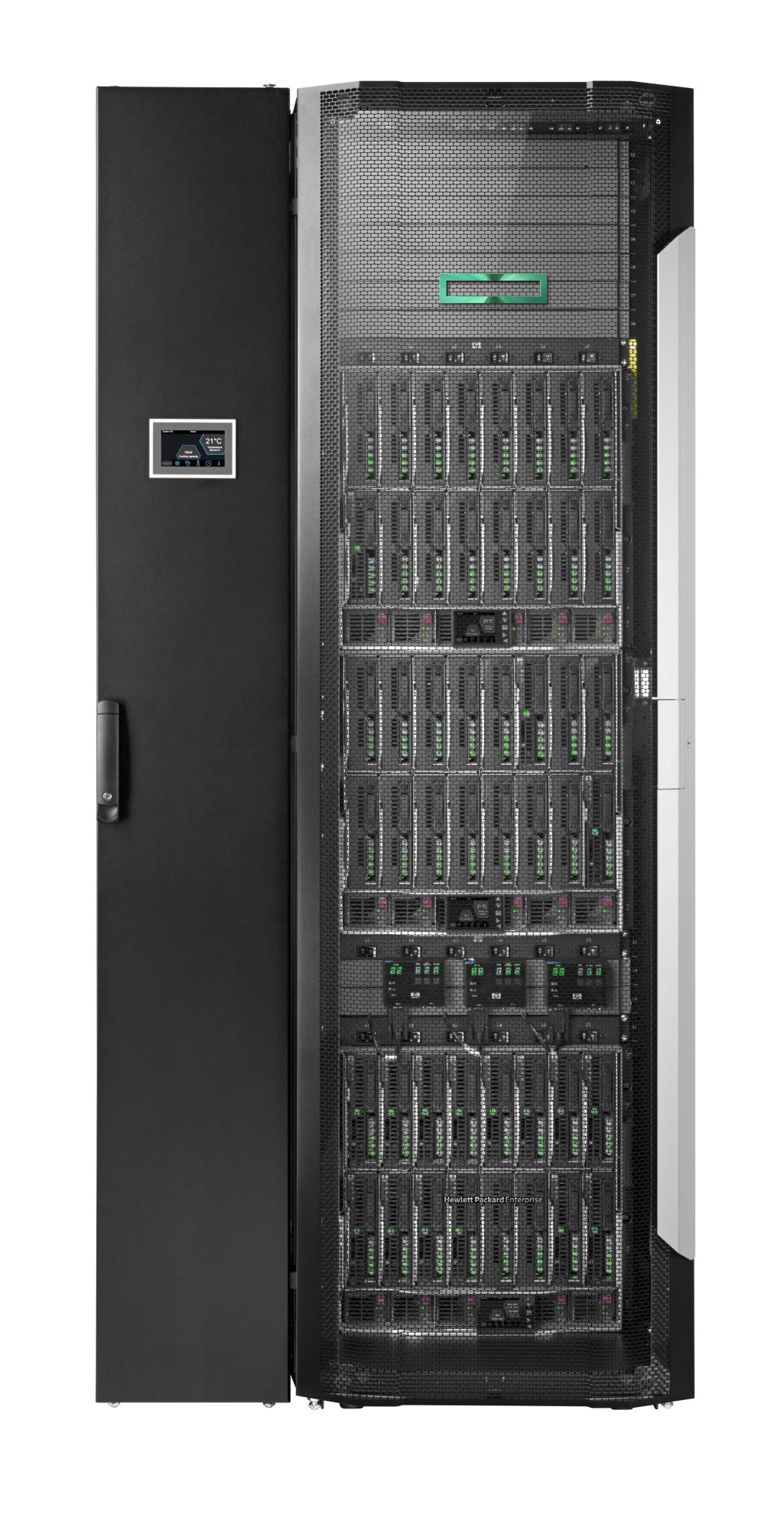 HPE ML30 Gen11 server rack with glass front, silver accents, and targeted PCIe cooling