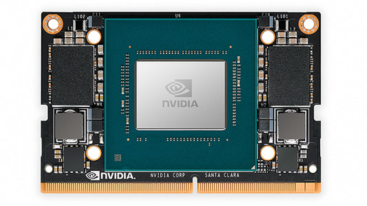 NVIDIA 900-83668-0030-000 | Xavier NX 16GB Dev Kit | 6-core Carmel, 384-core Volta + 48 Tensor | 16GB LPDDR4x | microSD boot, M.2 NVMe | GbE, 4x USB, HDMI/DP | up to 21 TOPS
