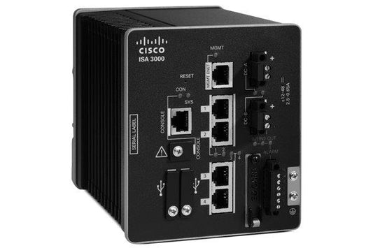 Cisco ISA-3000-4C-K9 | Industrial firewall | 4x 1G RJ45 | FW 2 Gbps | SD-WAN: N/A | LTE: N/A