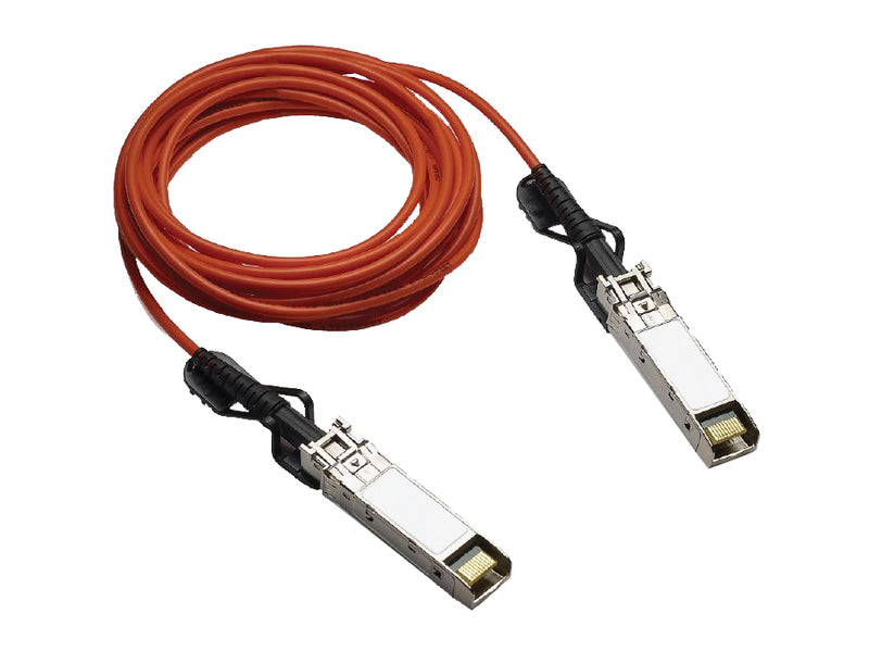 Aruba R0M44A SFP28 25G AOC 3m orange fiber optic cable