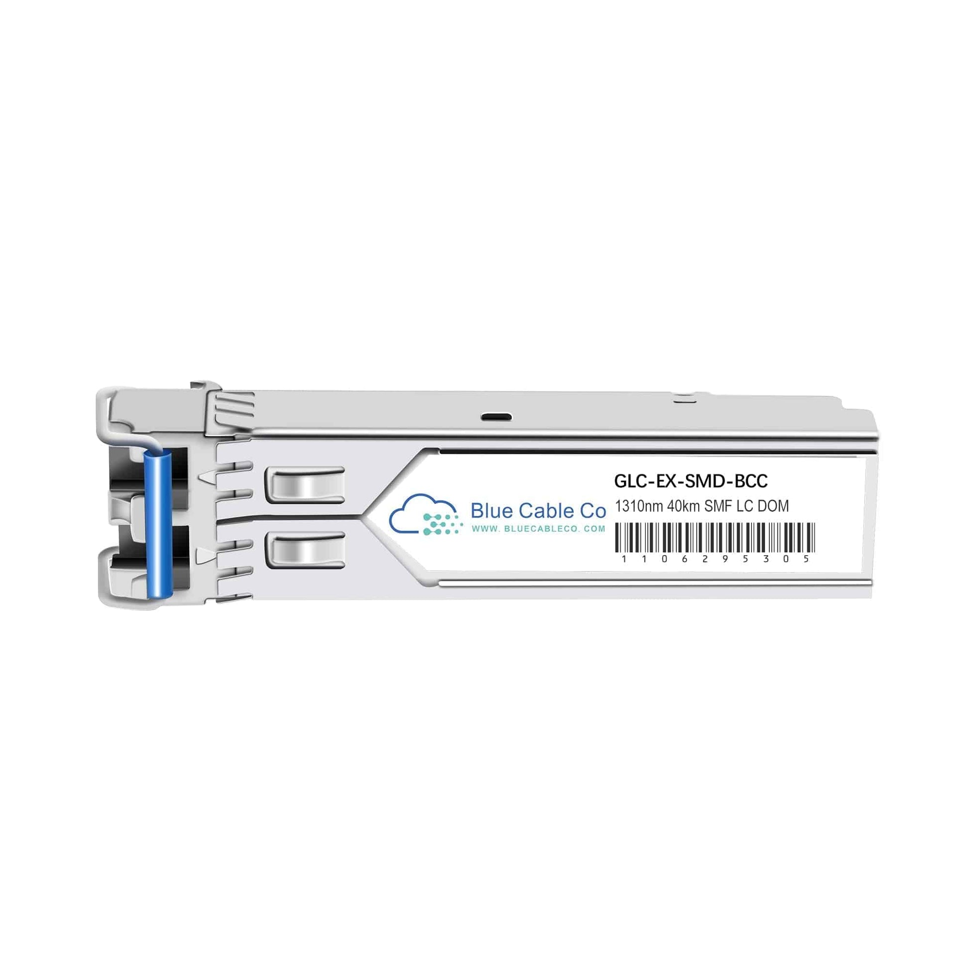 GLC-EX-SMD-BCC Cisco Compatible 1GB Single-Mode ER SFP Module with Blue Accents