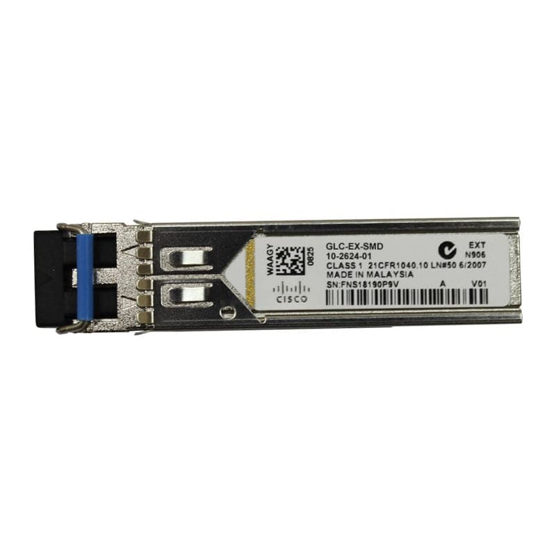Cisco GLC-EX-SMD 1G SFP module with LC duplex connectors