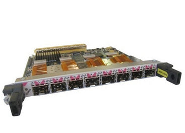 Cisco SPA-8XOC3-POS | 8x OC-3/STM-1 POS via SFP | Optics: OC-3 SFP, SONET/SDH, 1310 nm SR/IR/LR, 2–40 km, LC | Requires SIP