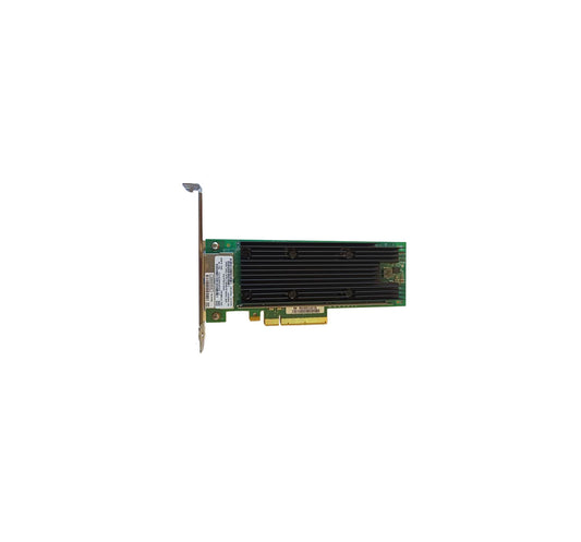 HPE BB984A black and green Ethernet PCIe network adapter with heatsink