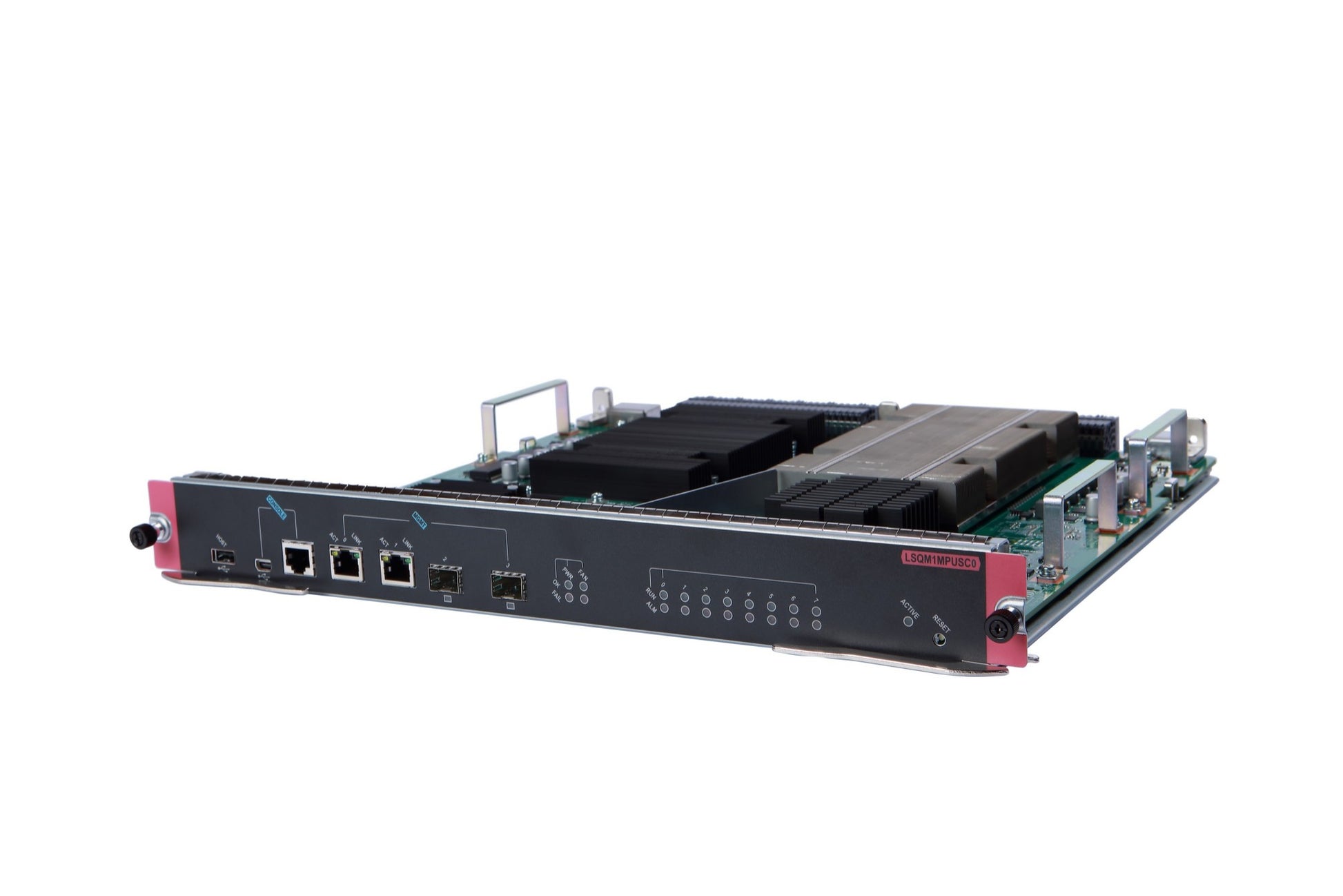 HPE R8N51A 7506X black and pink router with multiple ports