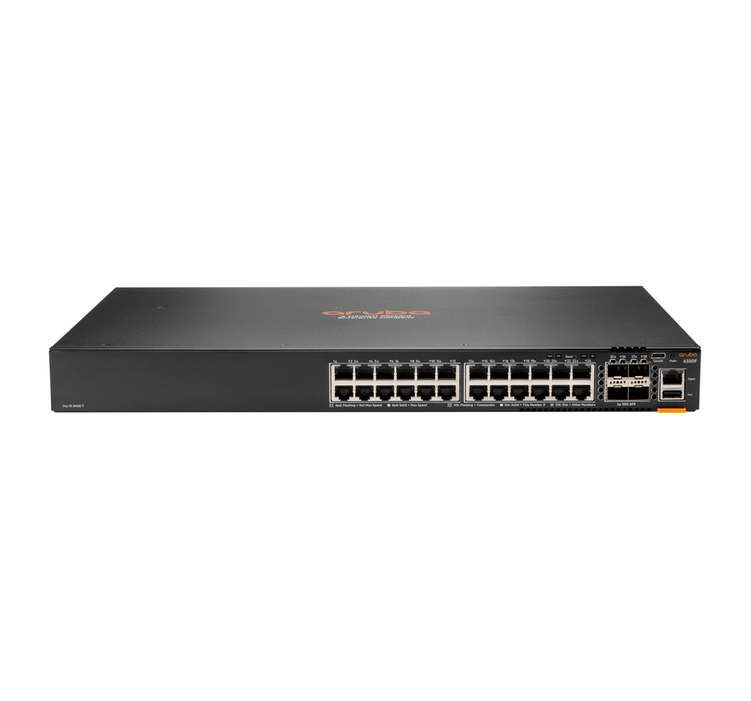 Aruba JL668A 24-port 1G non-PoE switch with 4x 50G SFP56 uplinks