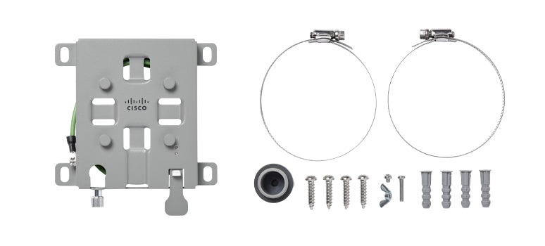 Cisco MA-MNT-MR-16 | Outdoor AP Mount Kit | Compatible: MR76/MR86 | Wall/Pole | Weather resistant | Replacement hardware
