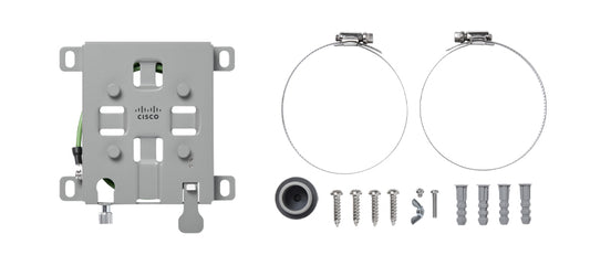Cisco MA-MNT-MR-16 | Outdoor AP Mount Kit | Compatible: MR76/MR86 | Wall/Pole | Weather resistant | Replacement hardware
