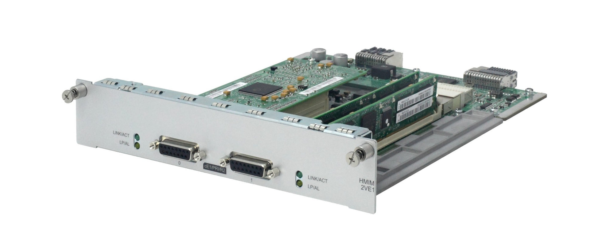 HPE JG431A HMIM voice module with silver circuit board and green components