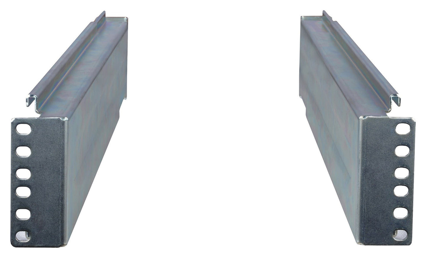 HPE JC665A 4-post 19-inch EIA rack mount kit with silver perforated metal rack