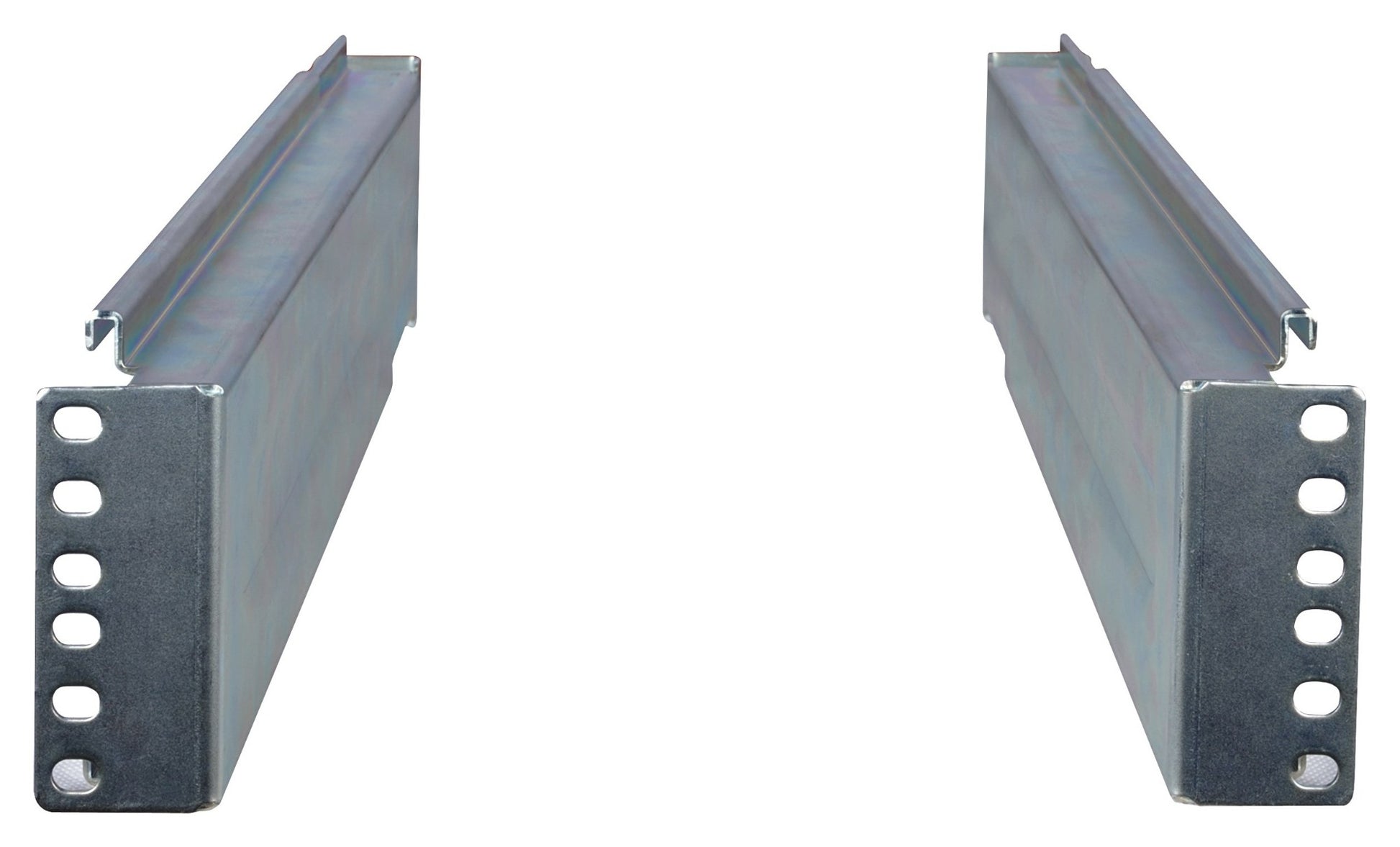 HPE JC665A 4-post 19-inch EIA rack mount kit with silver perforated metal rack