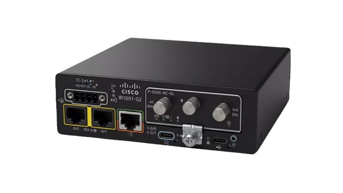 Cisco IR1001-G2 | IR1000 Ultra-Compact Industrial Router, 5G, Low Power