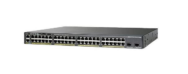 Cisco WS-C2960XR-48LPS-I 48-port PoE+ switch with 4x SFP uplinks