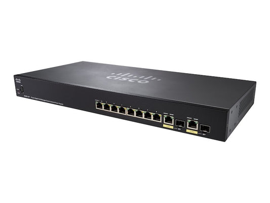 Cisco SG355-10P-K9-AU | 10x 1G PoE+ | 2x 1G SFP uplinks | L2/L3 lite managed | License: included