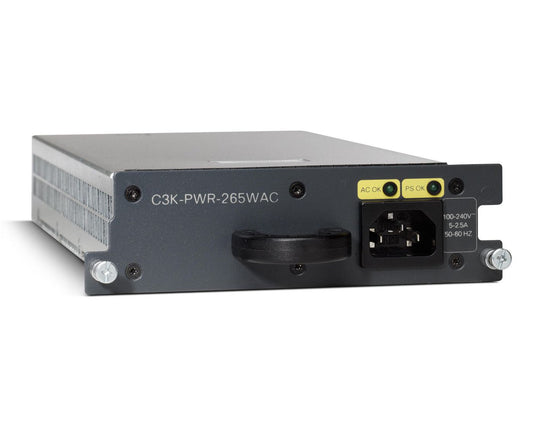 Cisco C3K-PWR-265WAC | AC PSU 265W, Catalyst 3750-E/3560-E, hot-swappable, internal redundant-ready