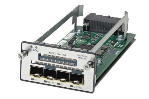 Cisco C3KX-NM-10G | Uplink module for 3560-X/3750-X | 4-port: 2x 10G SFP+ + 2x 1G SFP