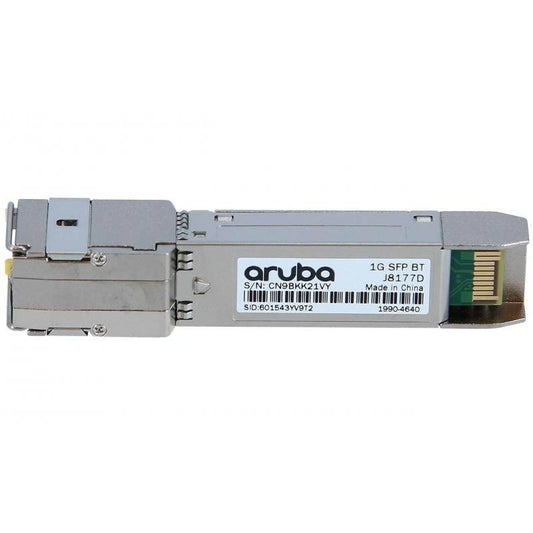 Aruba J8177D | 1G SFP | 1000BASE-T | Copper RJ-45 | 100m Cat5e/Cat6