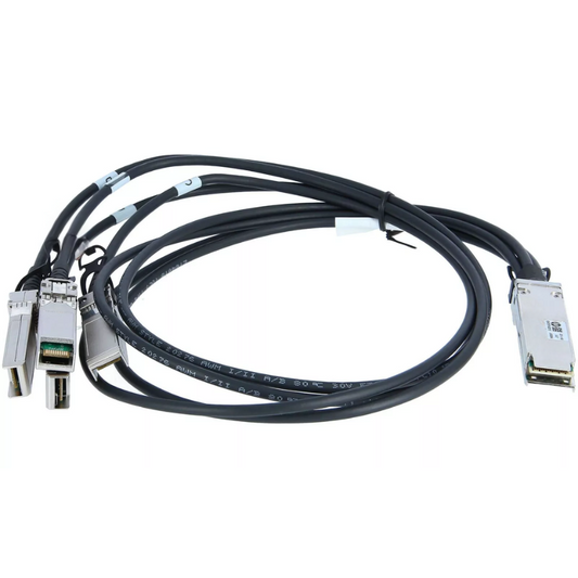 HPE JG329A 40G QSFP+ to 4x10G SFP+ DAC twinax cable 1m