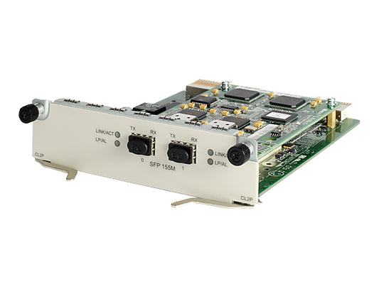 HPE JC162A router module with Cisco SFP-15m fiber optic transceiver