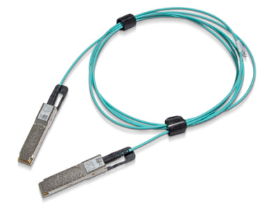NVIDIA 980-9I440-00H030 200G QSFP56 AOC teal fiber optic cable 30m