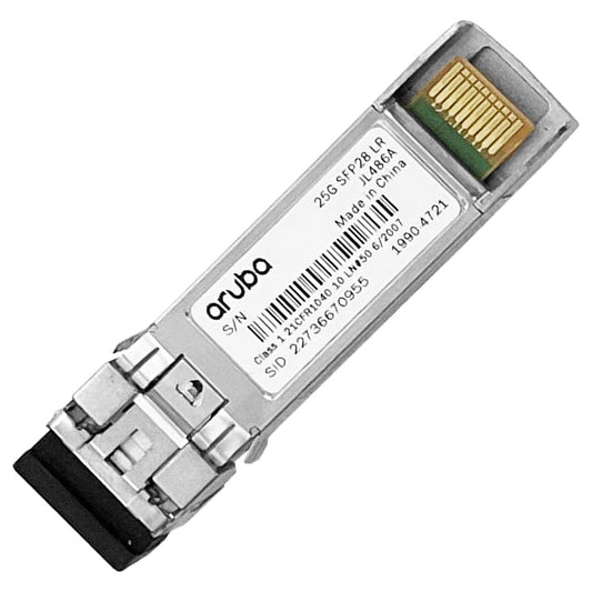 Aruba JL486A | 25G SFP28 | 25GBASE-LR | 1310nm | 10km SMF | LC duplex