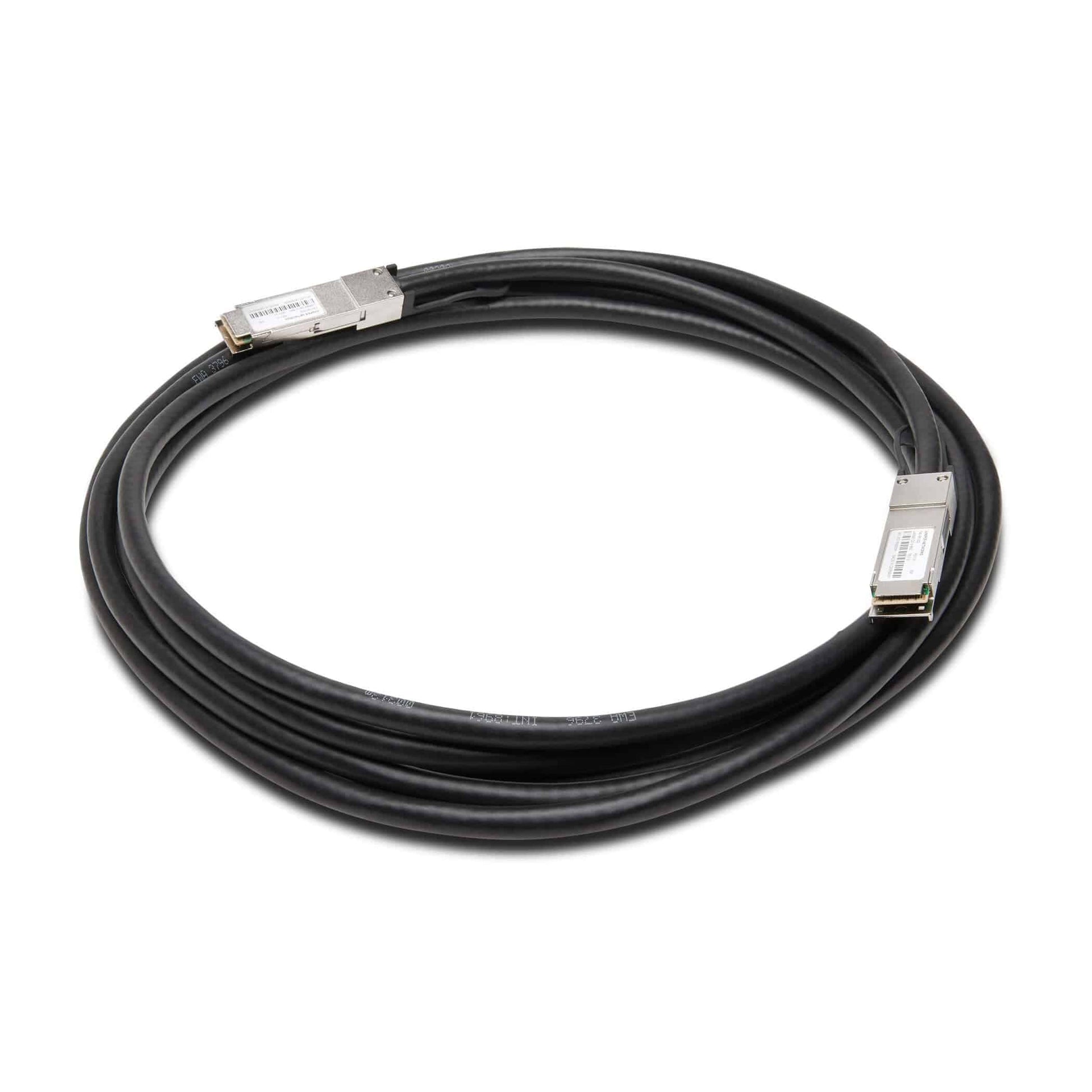 Juniper JNP-100G-DAC-1M 100G QSFP28 DAC black braided copper cable 1m