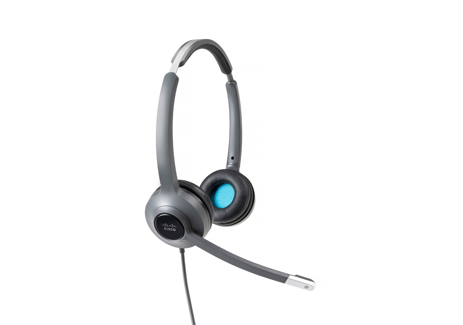 Cisco CP-HS-W-522-USB black blue wired headset with mic