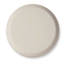 Cream-colored matte ceramic plate for Aruba JW017A indoor antenna