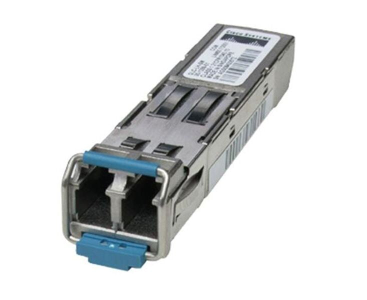 Cisco ONS-SC-155-TSOP 155Mb SFP transceiver with blue LC connectors