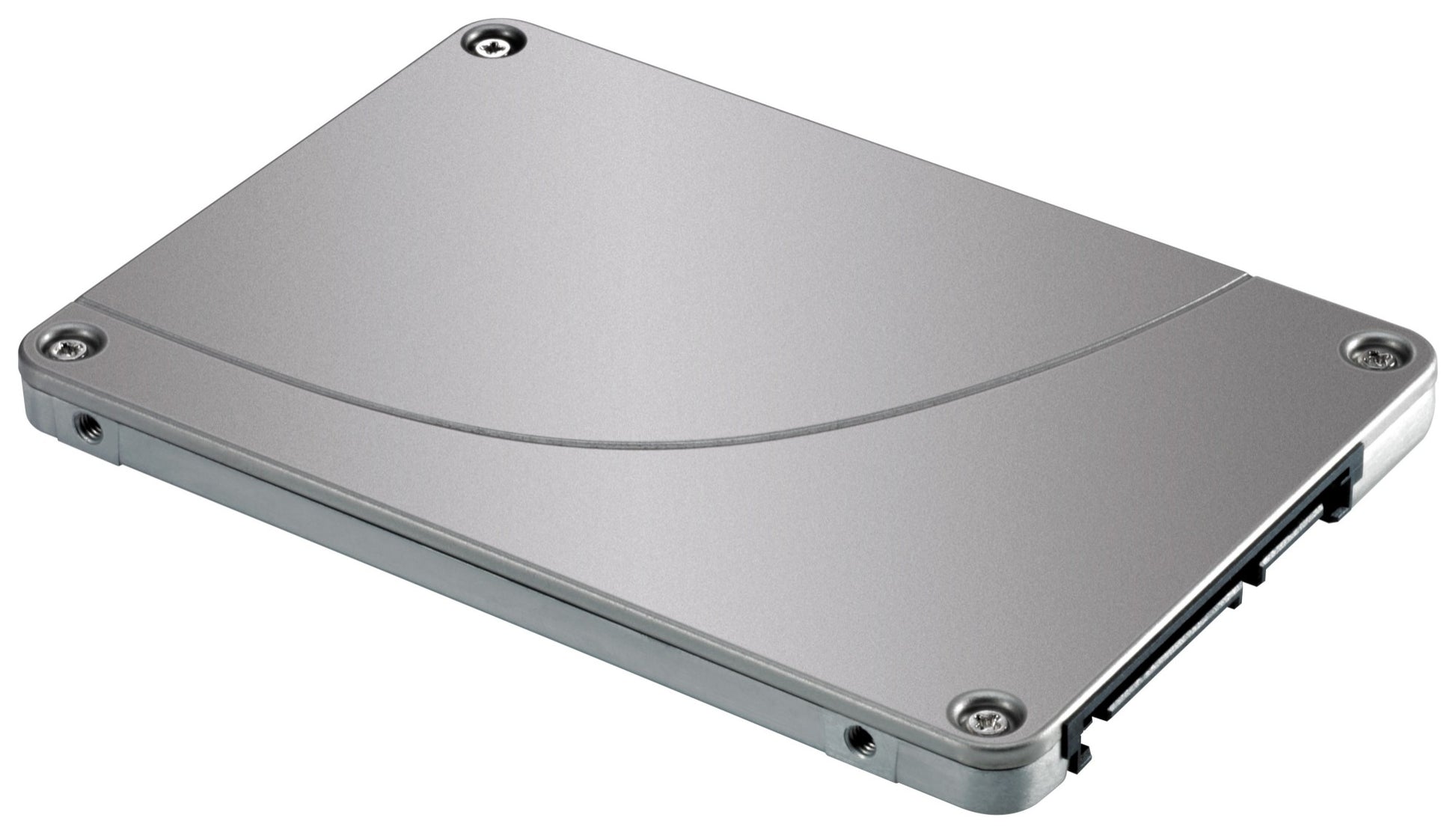 HPE P65272-B21 480GB SATA SSD, silver rectangular drive with screws