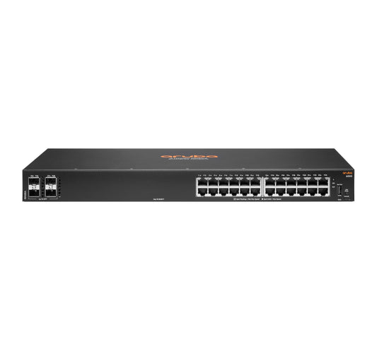 Aruba R8N88A#ABG | 24x 1G RJ45 | PoE: None | Uplinks: 4x 1G SFP | License: AOS-CX standard