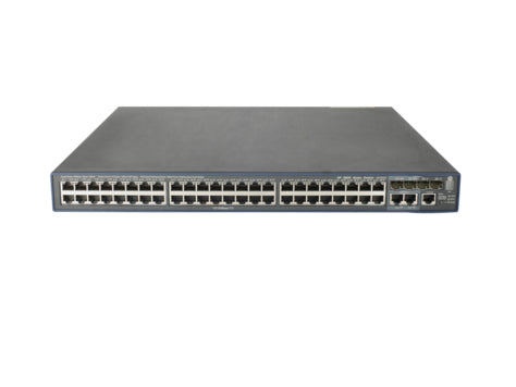 HPE JG302C 48-port PoE+ Ethernet switch with 4x SFP uplinks