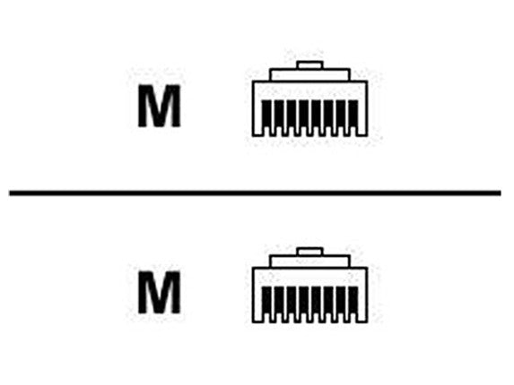 HPE C7533A | Cat5 RJ45 Ethernet patch cable, 1.2 m (4 ft), UTP, RJ45 M‑to‑M; 10/100BASE‑TX