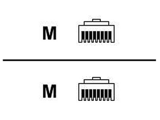 HPE C7533A | Cat5 RJ45 Ethernet patch cable, 1.2 m (4 ft), UTP, RJ45 M‑to‑M; 10/100BASE‑TX