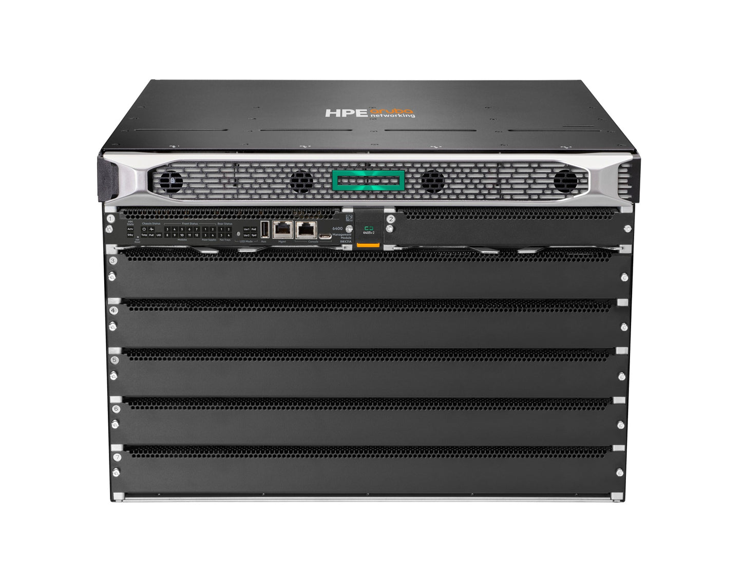 Aruba R0X26C CX 6405 v2 5-slot modular chassis with ports