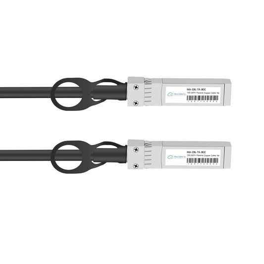 10G Meraki Compatible SFP+ to SFP+ Passive DAC Cable, Black Connectors