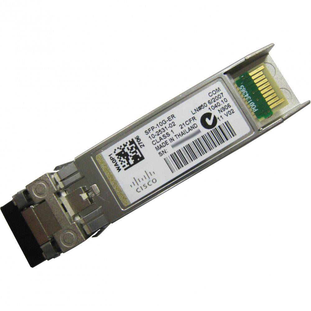 Cisco MA-SFP-10GB-ER | 10Gb SFP+ | 10GBASE-ER | 1550nm | 40km SMF | LC Duplex | DDM