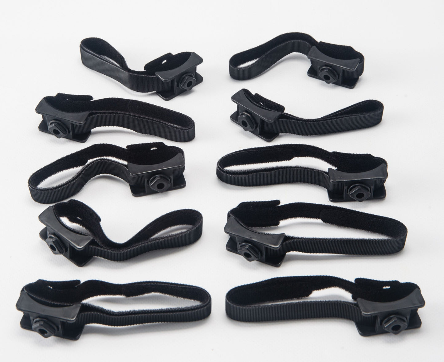 HPE BW963A | quarter-turn hook-and-loop cable straps 10-pack | tool-less keyhole mount | reusable rack cable management