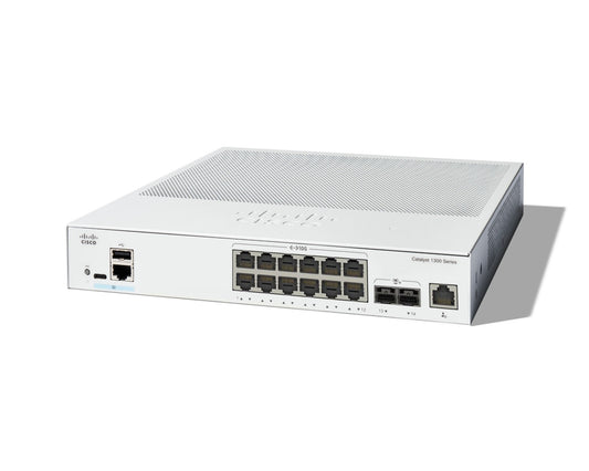 Cisco C1300-12XT-2X | 12x10GBase-T, No PoE, 2x10G SFP+ uplinks, L2/L3 managed (license-free)