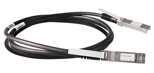 HPE JD097C 10G SFP+ DAC 3m passive twinax black cable with silver connectors