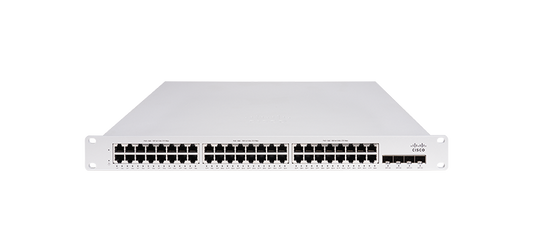 Meraki MS150-48T-4X | 48x 1G access | No PoE | 4x 10G SFP+ uplinks | License: Enterprise