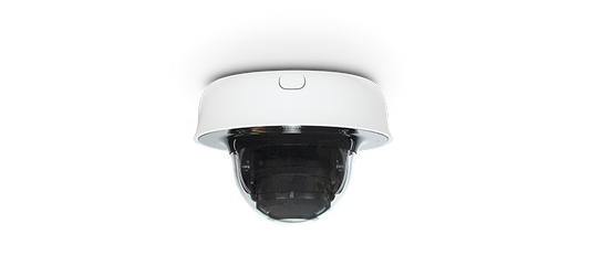 Meraki MV13M-HW | Indoor mini dome, fixed lens, 4MP (2688x1520), 512GB onboard storage, IR night vision, HDR, 1x GbE, 802.3af PoE, edge analytics, cloud-managed