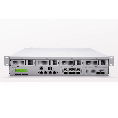 Meraki MX600-HW | SD-WAN security appliance | Dual-WAN | Large-branch/datacenter | HA warm spare | Cloud-managed