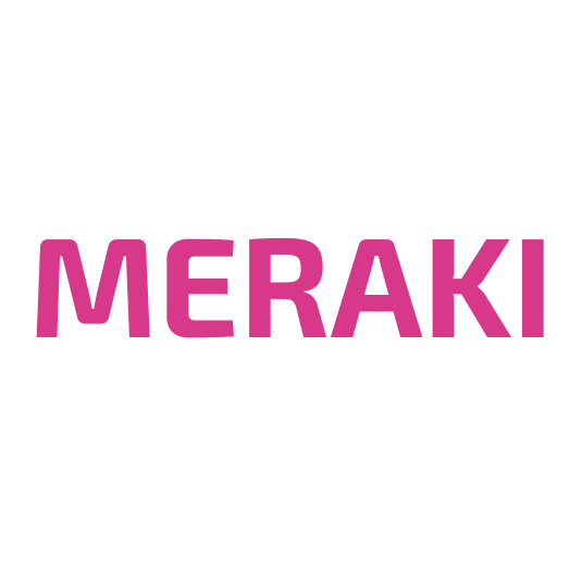 Pink Meraki logo on MA-ACC-MGKIT-1 SD-WAN LTE 5G gateway mount kit
