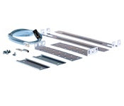 Cisco N5596-ACC-KIT rack-mount kit with silver metal brackets, black cable management, and screws for Nexus 5596 server